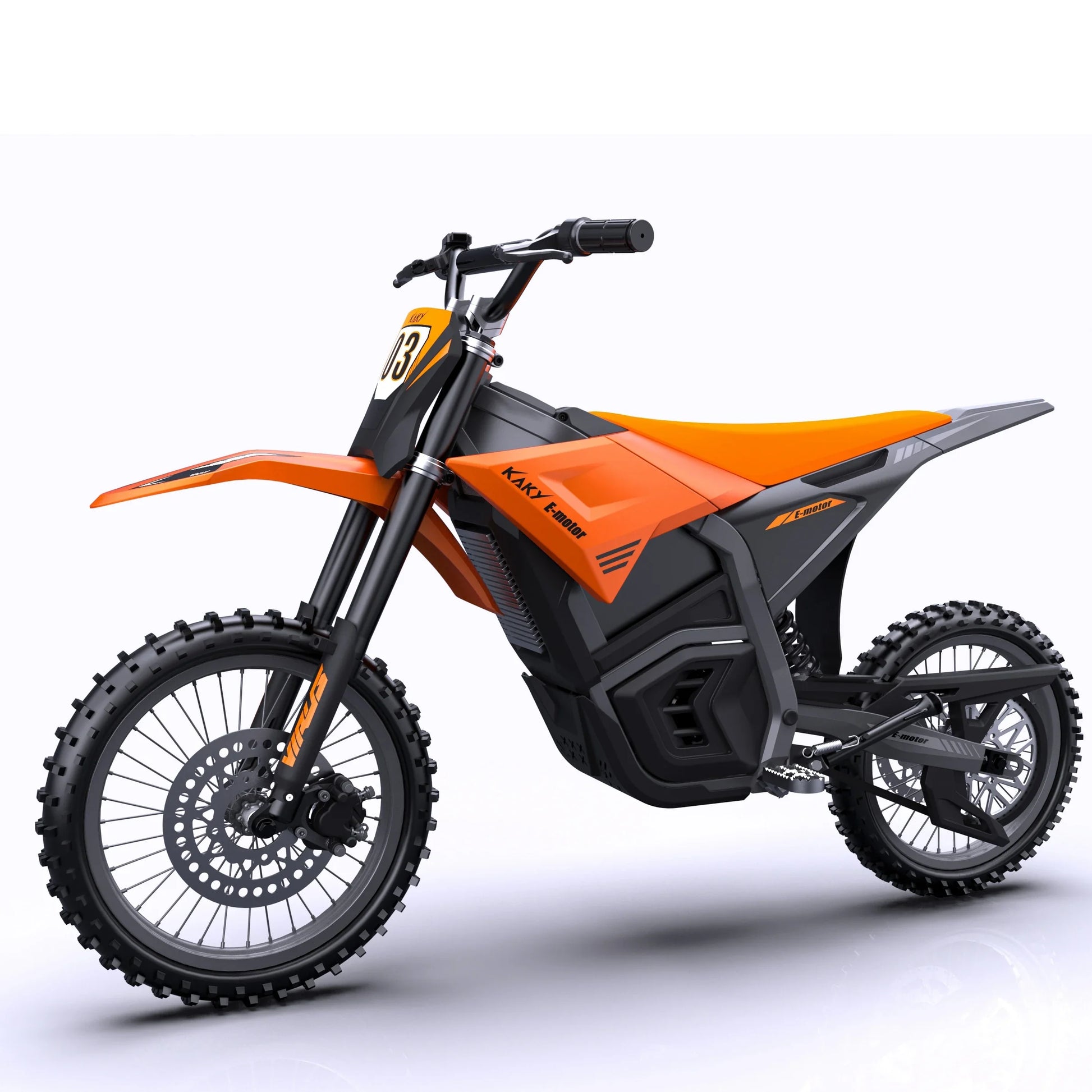 HKM-137555 60V 3500W Electric Dirtbike for Teens - 14-Inch Off-Road Tires, Aluminum Frame, Max Speed 65KM/H