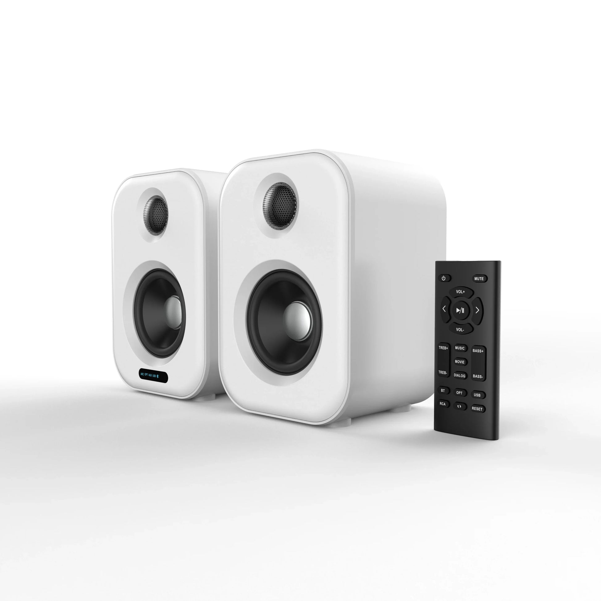 HKM-137619 Professional 2.0 Channel Hi-Fi Studio Monitor Bookshelf Speakers for Computer Audio