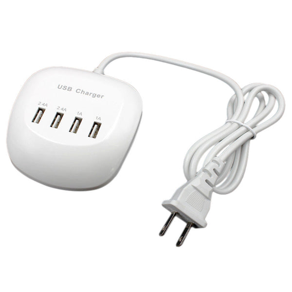 HKM-137683 Universal USB Wall Charger - 220V Input, 5V Output, 2400mA for iPhone, iPad, Camera and More