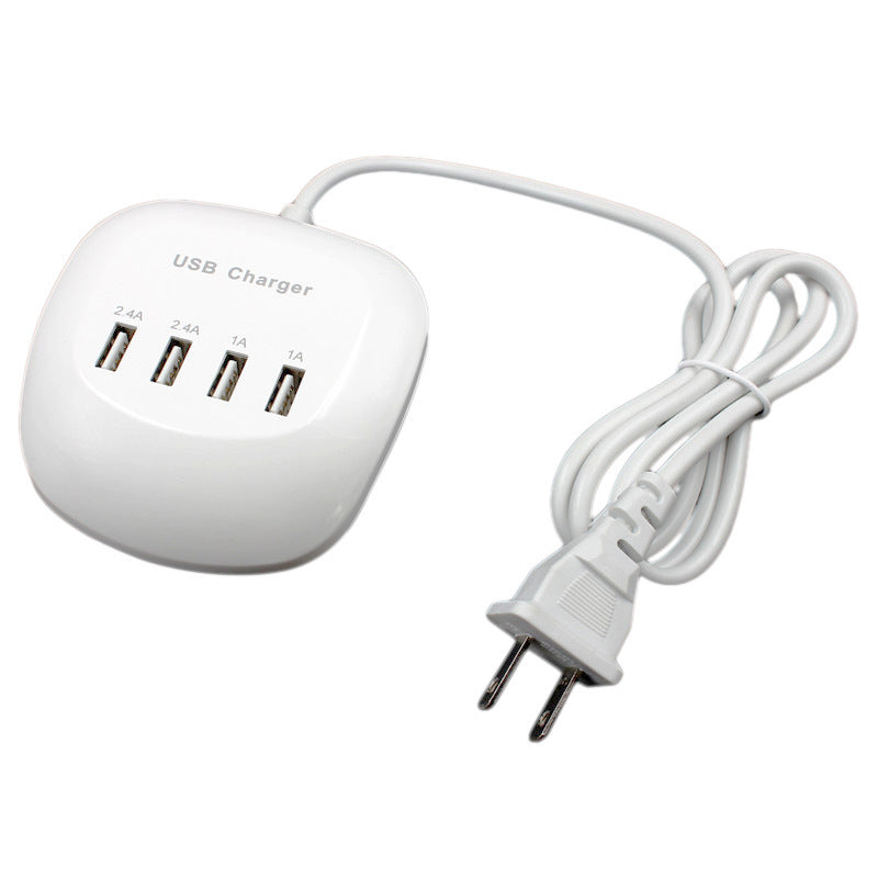 HKM-137683 Universal USB Wall Charger - 220V Input, 5V Output, 2400mA for iPhone, iPad, Camera and More