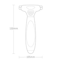 HKM-1377085 Pet Grooming Tool with ABS and Stainless Steel - Dog and Cat Hair Comb