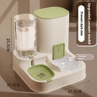 HKM-1377469 Automatic High-Capacity Pet Feeder with Stainless Steel and Ceramic Bowl Options