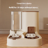 HKM-1377469 Automatic High-Capacity Pet Feeder with Stainless Steel and Ceramic Bowl Options