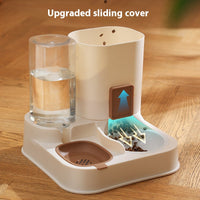 HKM-1377469 Automatic High-Capacity Pet Feeder with Stainless Steel and Ceramic Bowl Options
