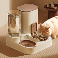 HKM-1377469 Automatic High-Capacity Pet Feeder with Stainless Steel and Ceramic Bowl Options