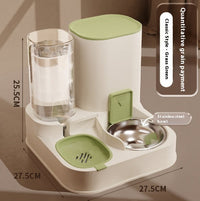 HKM-1377469 Automatic High-Capacity Pet Feeder with Stainless Steel and Ceramic Bowl Options