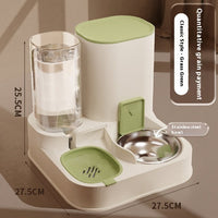 HKM-1377469 Automatic High-Capacity Pet Feeder with Stainless Steel and Ceramic Bowl Options
