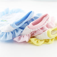 HKM-1377853 Cartoon Striped Princess Skirt for Pets - Available in Blue, Yellow, Pink, Sizes XS to XL