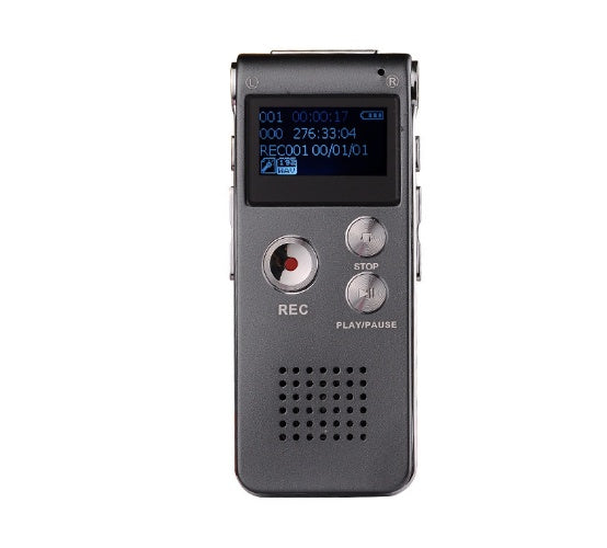 HKM-137811 Intelligent Noise Reduction Recorder with Continuous WAV Recording - Metal Casing, 1000 Minutes Capacity