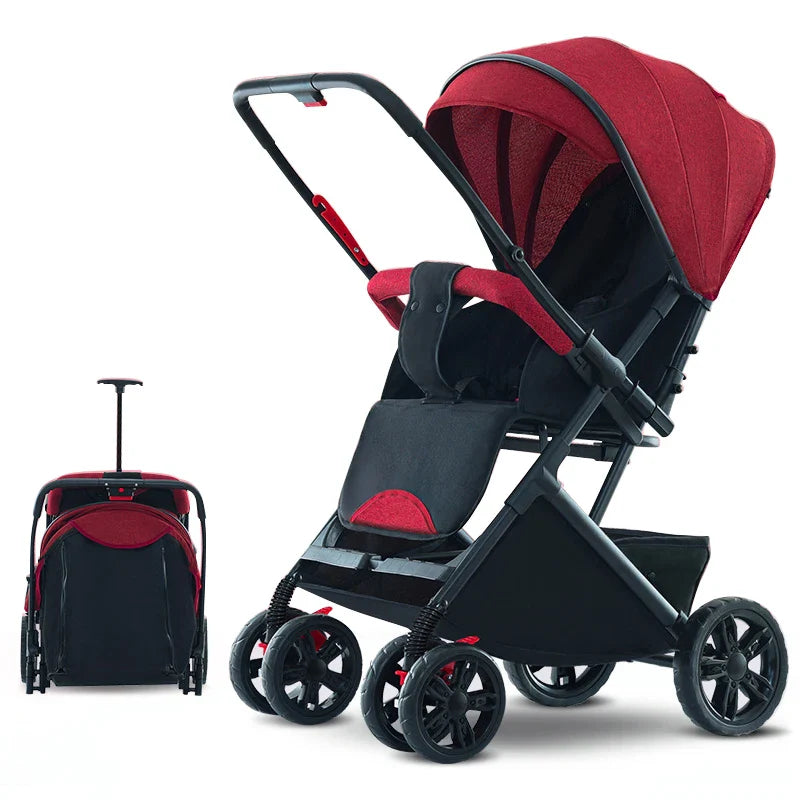 HKM-137811 Travel System 2-in-1 Folding Baby Stroller for Enhanced Mobility and Comfort