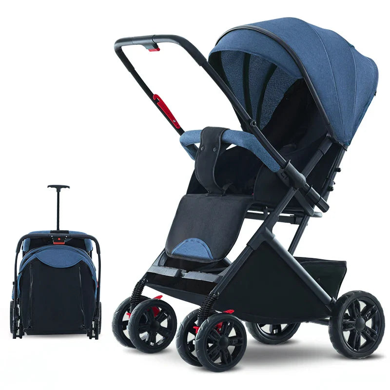 HKM-137811 Travel System 2-in-1 Folding Baby Stroller for Enhanced Mobility and Comfort