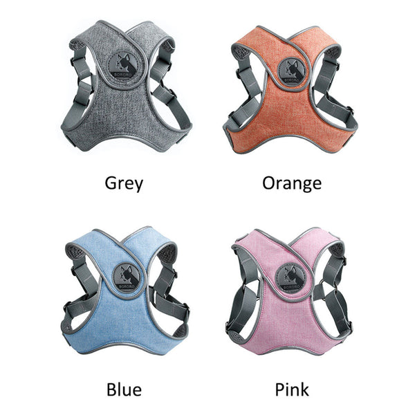 HKM-1380541 Pet Sling Traction Rope with Adjustable Chest Strap - Available in Multiple Colors and Sizes