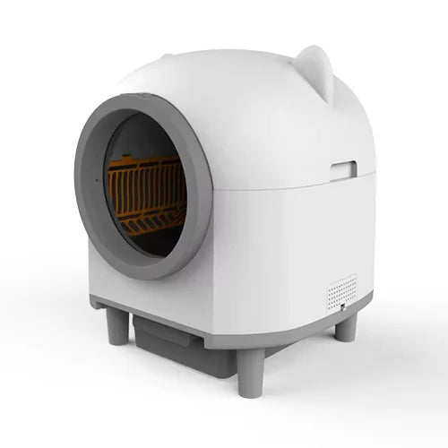 HKM-138067 Large Automatic Self-Cleaning Cat Litter Box with Safety Anti-Pinch Design, 80L Capacity