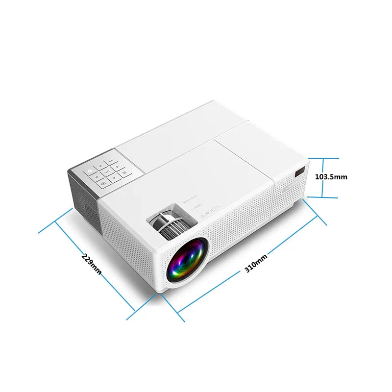 HKM-138131 Full HD 1080P Home Theatre Projector with Smart Features and 4K LED Capability