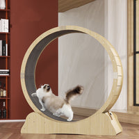 HKM-138131 Silent Cat Fitness Treadmill with Circular Running Pad - Eco-Friendly High Fiber Construction