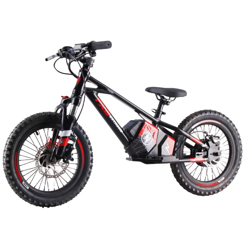 HKM-138195 Electric 16-Inch Balance Bike for Kids with 36V 5Ah Battery and Adjustable Seat