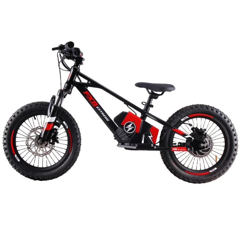 HKM-138195 Electric 16-Inch Balance Bike for Kids with 36V 5Ah Battery and Adjustable Seat