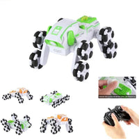 HKM-138195 Remote Control Swing Arm Stunt Truck - 2.4GHz 8 Wheel RC Car for Indoor & Outdoor Fun
