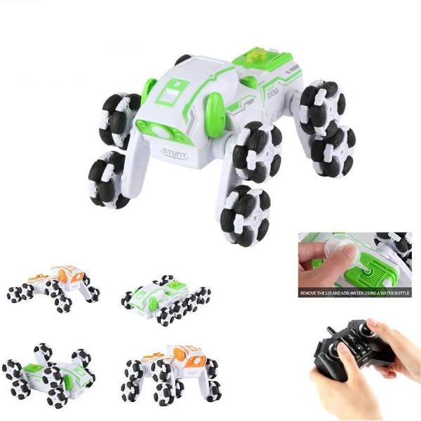 HKM-138195 Remote Control Swing Arm Stunt Truck - 2.4GHz 8 Wheel RC Car for Indoor & Outdoor Fun