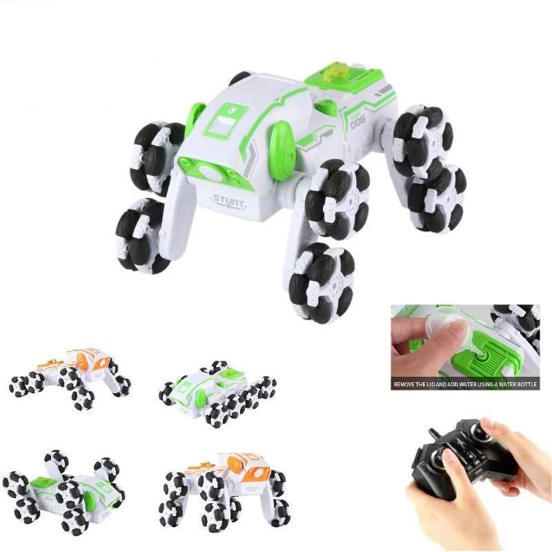 HKM-138195 Remote Control Swing Arm Stunt Truck - 2.4GHz 8 Wheel RC Car for Indoor & Outdoor Fun
