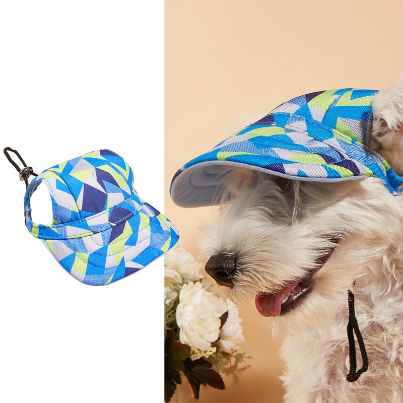 HKM-1383101 Pet Baseball Cap with Wind and Sun Protection in Various Patterns and Sizes
