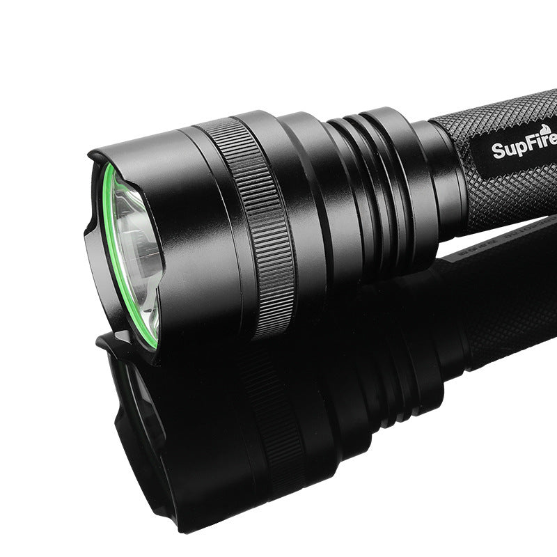 HKM-138451 Rechargeable LED Flashlight with 1700mAh Battery and Aluminum Alloy Body