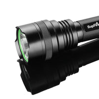 HKM-138451 Rechargeable LED Flashlight with 1700mAh Battery and Aluminum Alloy Body