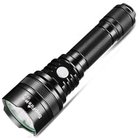 HKM-138451 Rechargeable LED Flashlight with 1700mAh Battery and Aluminum Alloy Body