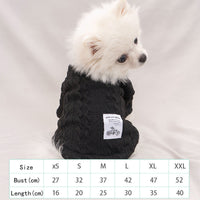 HKM-1385021 Warm Hooded Sweater for Pets in Plus Velvet and Classic Colors