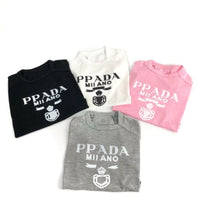 HKM-138515 Breathable Cotton Short Sleeve Dog Clothes for Teddy, French Bulldog, and Schnauzer - Available in Black, White, Pink, and Gray