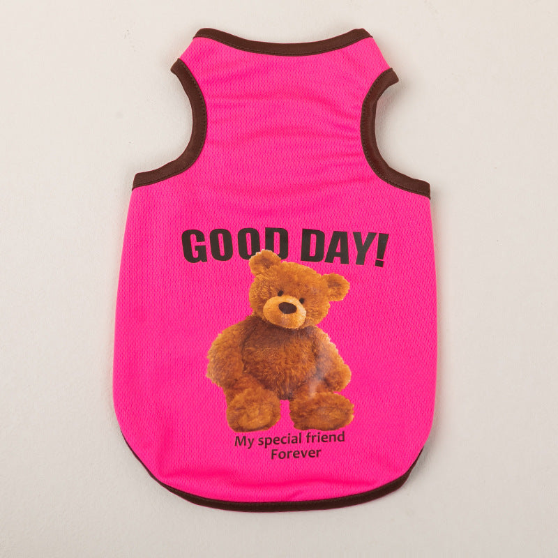 HKM-1385405 Lightweight and Breathable Summer Pet Vest for Dogs and Cats - Multiple Colors Available