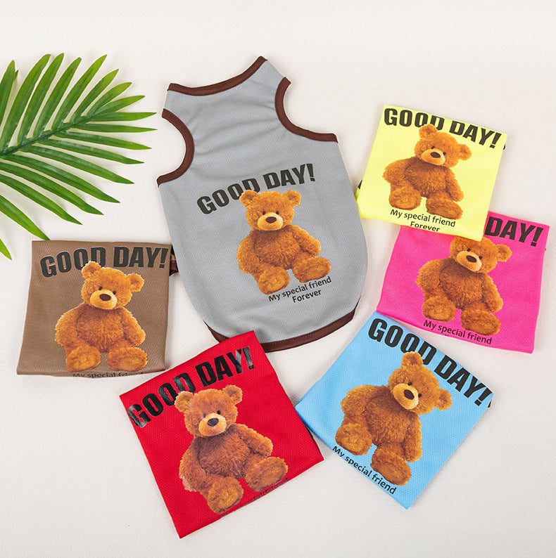 HKM-1385405 Lightweight and Breathable Summer Pet Vest for Dogs and Cats - Multiple Colors Available