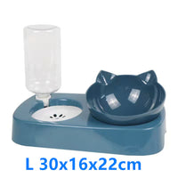 HKM-1387197 Automatic Anti-Overturn Large-Capacity Cat Rice Bowl - Medium and Large Sizes Available in Pink and Green