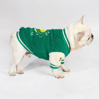 HKM-1387581 Thick Fleece-Lined Dog Clothing for Winter in Green - Sizes L to 4XL