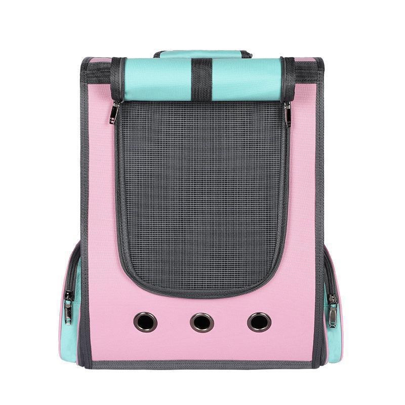 HKM-1389245 Large Capacity Comfortable Breathable Cat and Dog Backpack - Ideal for Travel and Outdoor Use