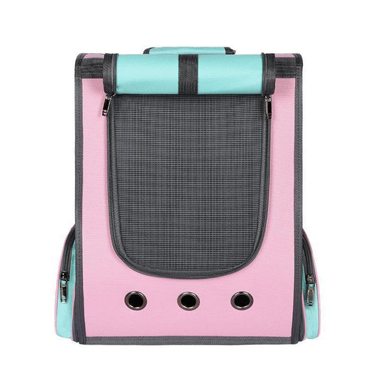 HKM-1389245 Large Capacity Comfortable Breathable Cat and Dog Backpack - Ideal for Travel and Outdoor Use