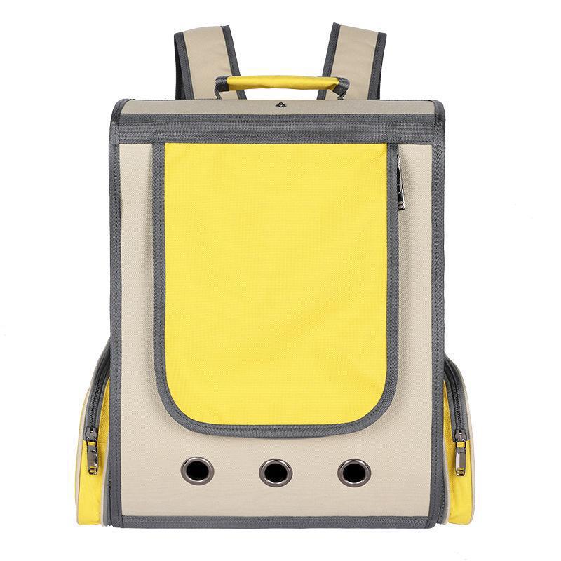 HKM-1389245 Large Capacity Comfortable Breathable Cat and Dog Backpack - Ideal for Travel and Outdoor Use