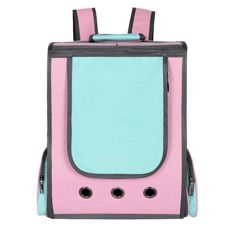 HKM-1389245 Large Capacity Comfortable Breathable Cat and Dog Backpack - Ideal for Travel and Outdoor Use