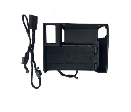 HKM-138963 Wireless Charger for Audi A3, A4L, A5, A6, A7 (2014-2021) - Qi Standard, ABS+PC, Multi-Device Compatibility