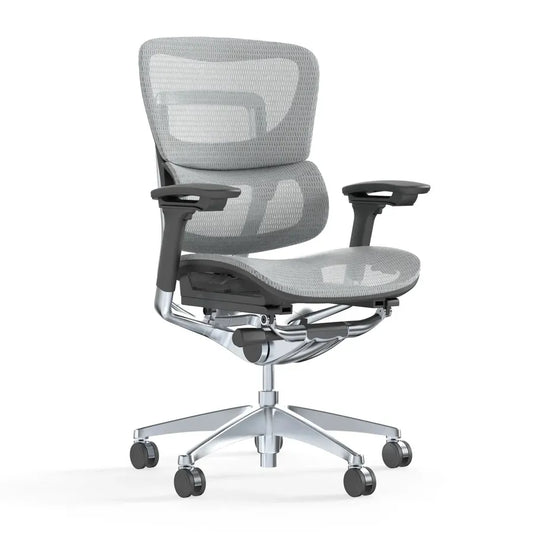HKM-139027 Ergonomic Mid-Back Dark Grey Office Chair with Swivel Design and Modern Aesthetic
