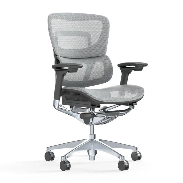 HKM-139027 Ergonomic Mid-Back Dark Grey Office Chair with Swivel Design and Modern Aesthetic