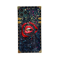 HKM-139027 Stylish TPU and Leather iPhone Case with Unique Design Elements
