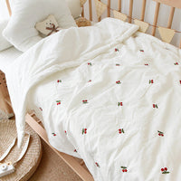 HKM-139091 Cotton Water-Washing Embroidered Baby Quilt - Various Sizes Available