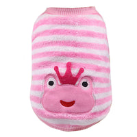 HKM-1391165 Cozy Coral Fleece Flannel Vest for Dogs and Cats in Various Styles