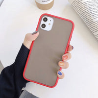 HKM-139155 Frosted Silicone Protective Case for Phones