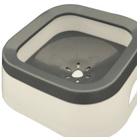 HKM-1392957 Mouth Wet-proof Cat Water Bowl - Durable Pet Drinking Dispenser in Pink, Blue, and Gray