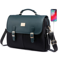 HKM-139475 Large 15.6 Inch Computer Bag for Women - Stylish Laptop Sleeve Case for Work and College
