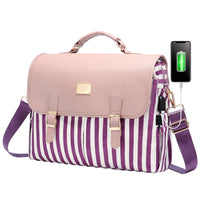 HKM-139475 Large 15.6 Inch Computer Bag for Women - Stylish Laptop Sleeve Case for Work and College