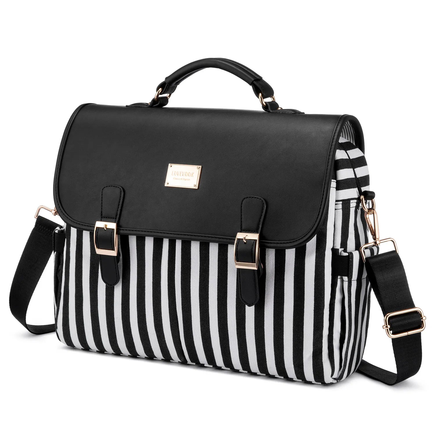 HKM-139475 Large 15.6 Inch Computer Bag for Women - Stylish Laptop Sleeve Case for Work and College