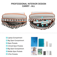 HKM-139475 Large 15.6 Inch Computer Bag for Women - Stylish Laptop Sleeve Case for Work and College
